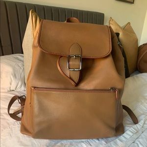 Coach 72132 Rainger Leather Backpack saddle